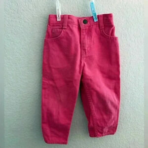 Vintage OshKosh B’Gosh Pink Pants Sz 2T Paper Tag Little Girls